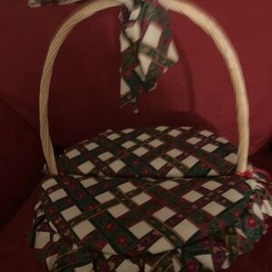 Holiday Wicker Basket
